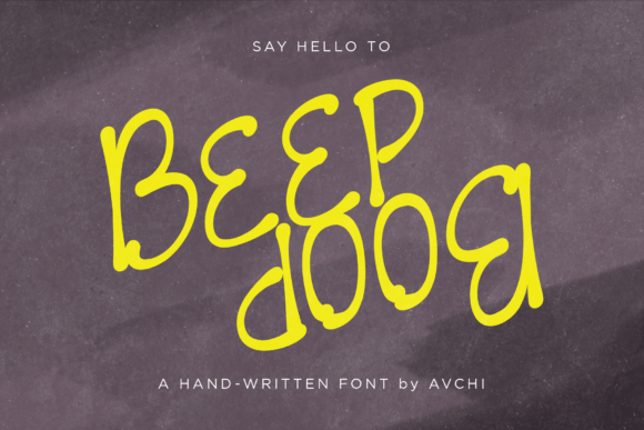 Beep Boop: The Handwritten Font That Elevates Small Business Branding