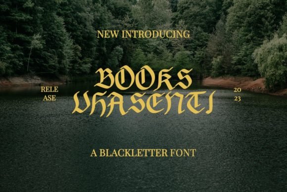 Books Vhasenti: A Bold Blackletter Typeface for Modern Branding