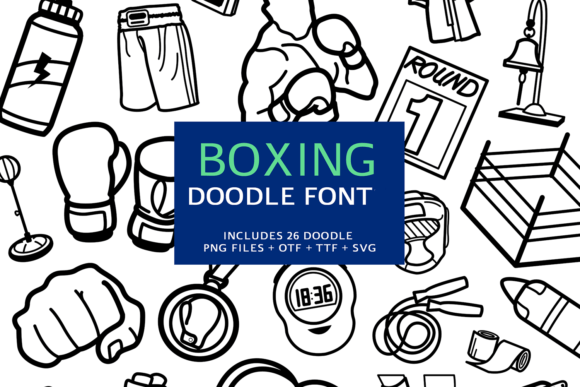 Boxing Doodle: A Playful Dingbats Typeface for Web Design