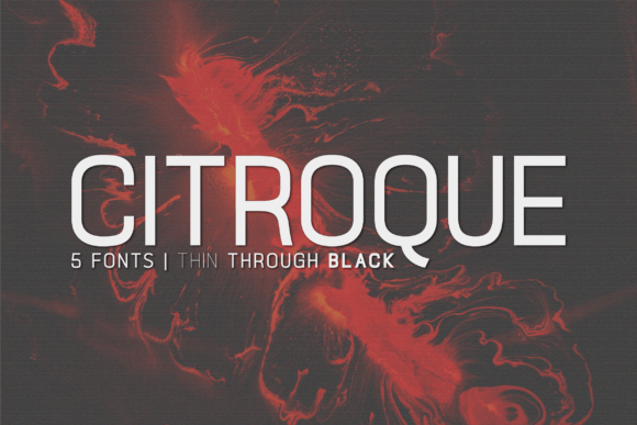 Citroque: The Modern Sans Serif Typeface for Polished Brand Identity
