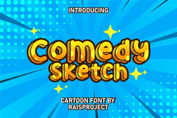 Comedy Sketch: A Playful Typeface for Editorial Design