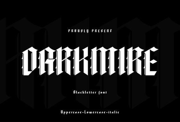 Darkmire: The Bold Blackletter Typeface for Modern Web Design