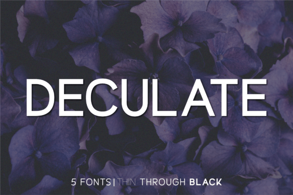 Deculate Typeface: Elevating Digital Readability and Brand Identity