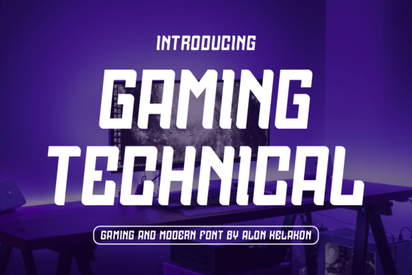 Gaming Technical: The Bold Display Typeface for Modern Editorial Design