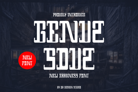 Genuz Souz: The Bold Blackletter Typeface for Stronger Brand Identity