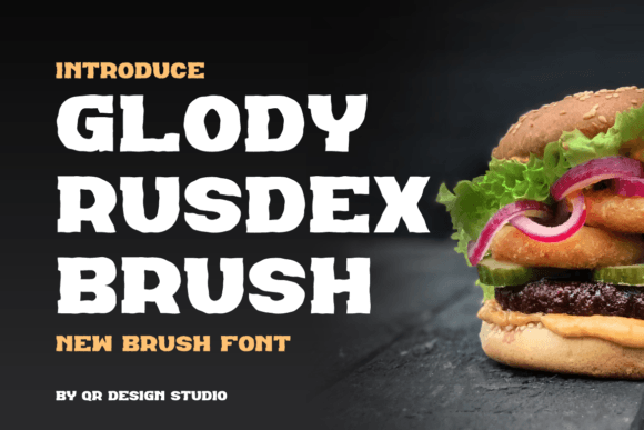 Glody Rusdex Brush: The Bold Sans Serif for Handmade Brands