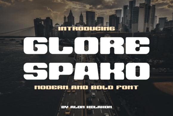 Glore Spako: A Bold Serif Typeface for Handmade Brands
