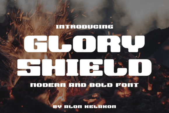 Glory Shield: The Bold Sans Serif Typeface for Instant Brand Authority