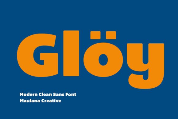 Gloy: The Sans Serif Typeface for Modern Editorial Design