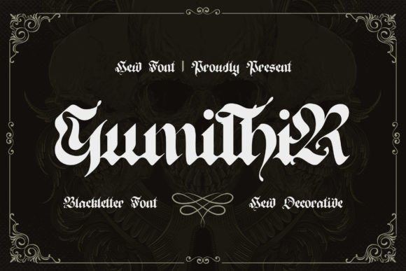 Gumithir: The Bold Blackletter Typeface for Handmade Brands
