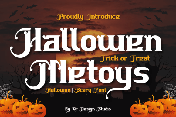 Hallowen Metoys: The Bold Decorative Font for Handmade Brands