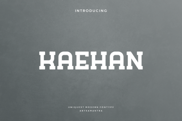 Kaehan: A Bold Sans Serif Font for High-Impact Web Design