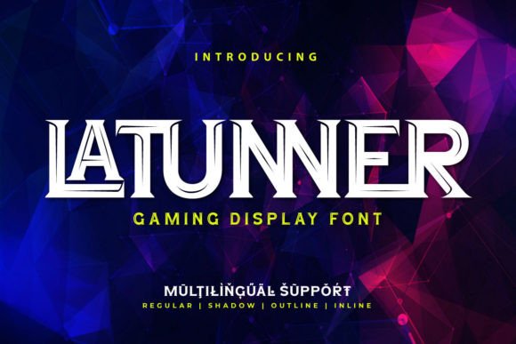 Latunner: A Bold Serif Typeface for Modern Brand Identity