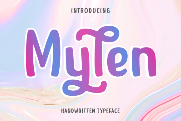 Mylen: A Handwritten Typeface for Engaging Editorial Design