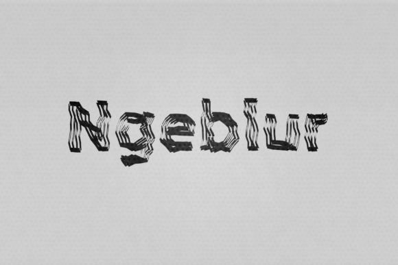 Ngeblur: The Stylish Script Font for Bold Brand Identities