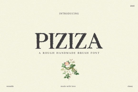 Piziza: The Bold Script Typeface for High-Impact Campaigns