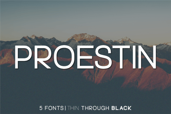 Proestin: The Modern Sans Serif Typeface for Scroll-Stopping Design