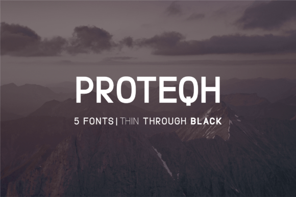 Proteqh Typeface: Elevating Editorial Design with Modern Elegance