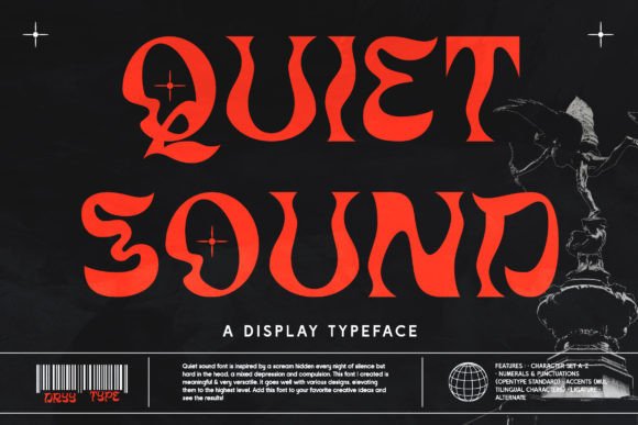 Quiet Sounds: The Bold Blackletter Typeface for Modern Editorial Design