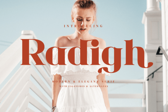 Radigh: A Premium Serif Typeface for Editorial Design