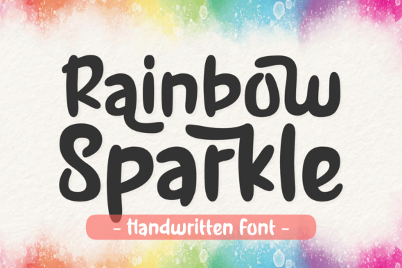 Rainbow Sparkle: The Premium Display Font for Eye-Catching Campaigns