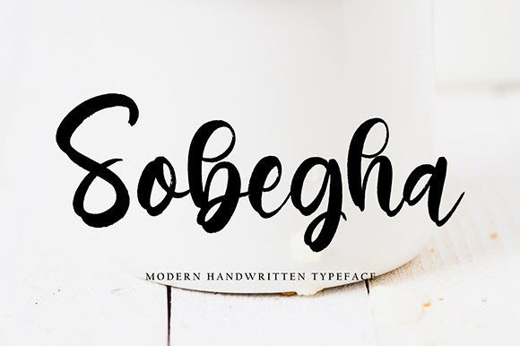 Sobegha: The Bold Handwritten Script Font for Creative Sellers