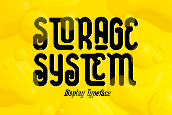 Storage System: A Modern Sans Serif Typeface for Editorial Design