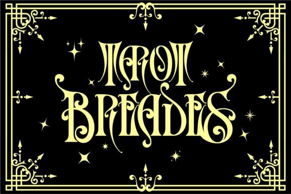 Tarot Breades: A Bold Blackletter Typeface for Editorial Design