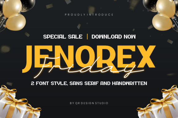 Upgrade Your Brand Identity with the Bold Jenorex Friday Typeface